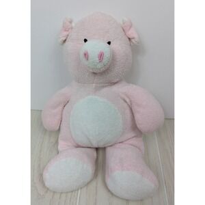 Kellytoy pink Pig Plush white tummy feet snout tail bean filled